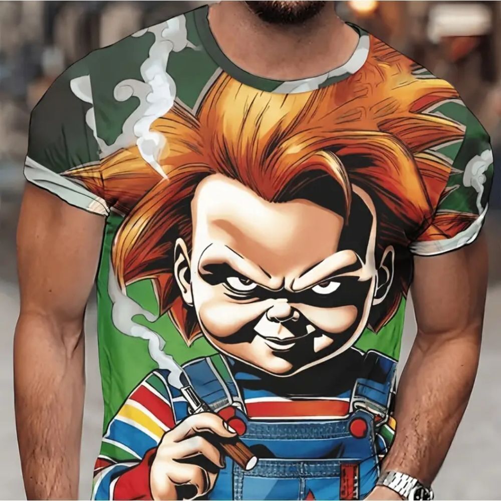 🆕Chucky Men's Short Sleeve T-shirt, Sz Small